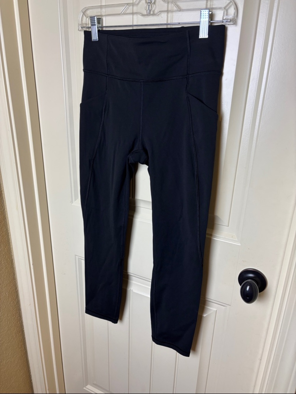lululemon athletica Black High-Waist Capri Leggings